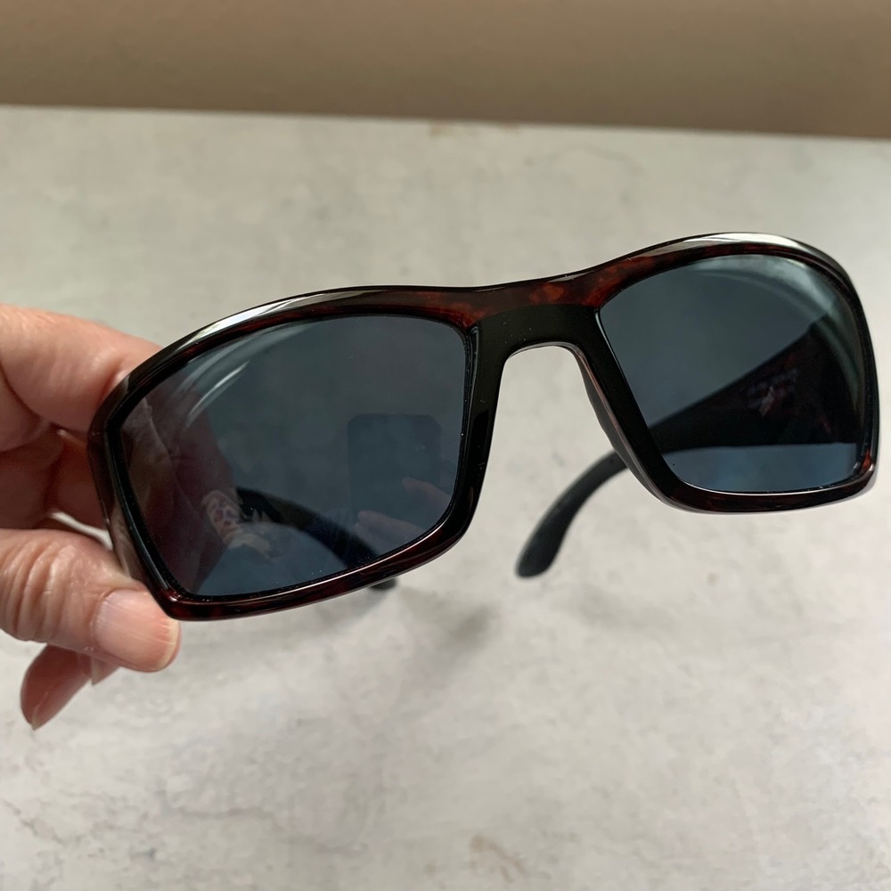 Costa Del Mar Corbina CB10 Polarized Sunglasses Brown Frame Gray Lens 580P Men's - Picture 13 of 16